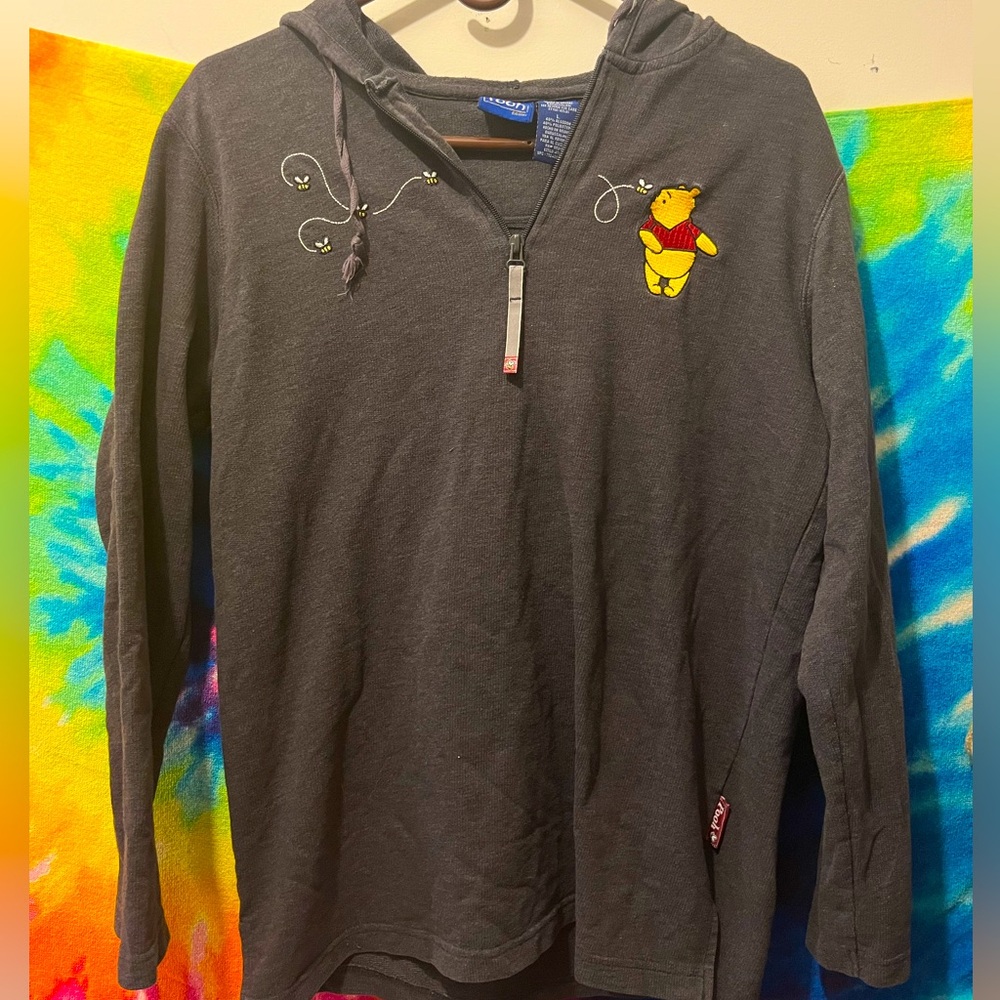 DISNEY Womens Winnie the Pooh Quarter Zip